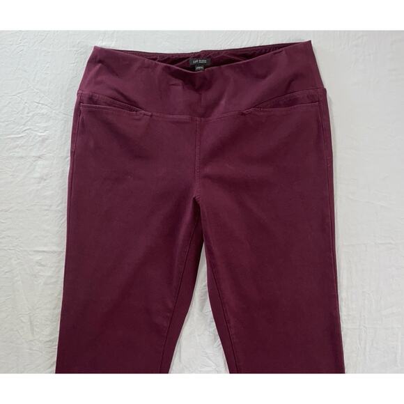 J Jill Wearever Collection Relaxed Taper Pull On Pants. Burgundy, Women's L, GUC - Picture 5 of 8